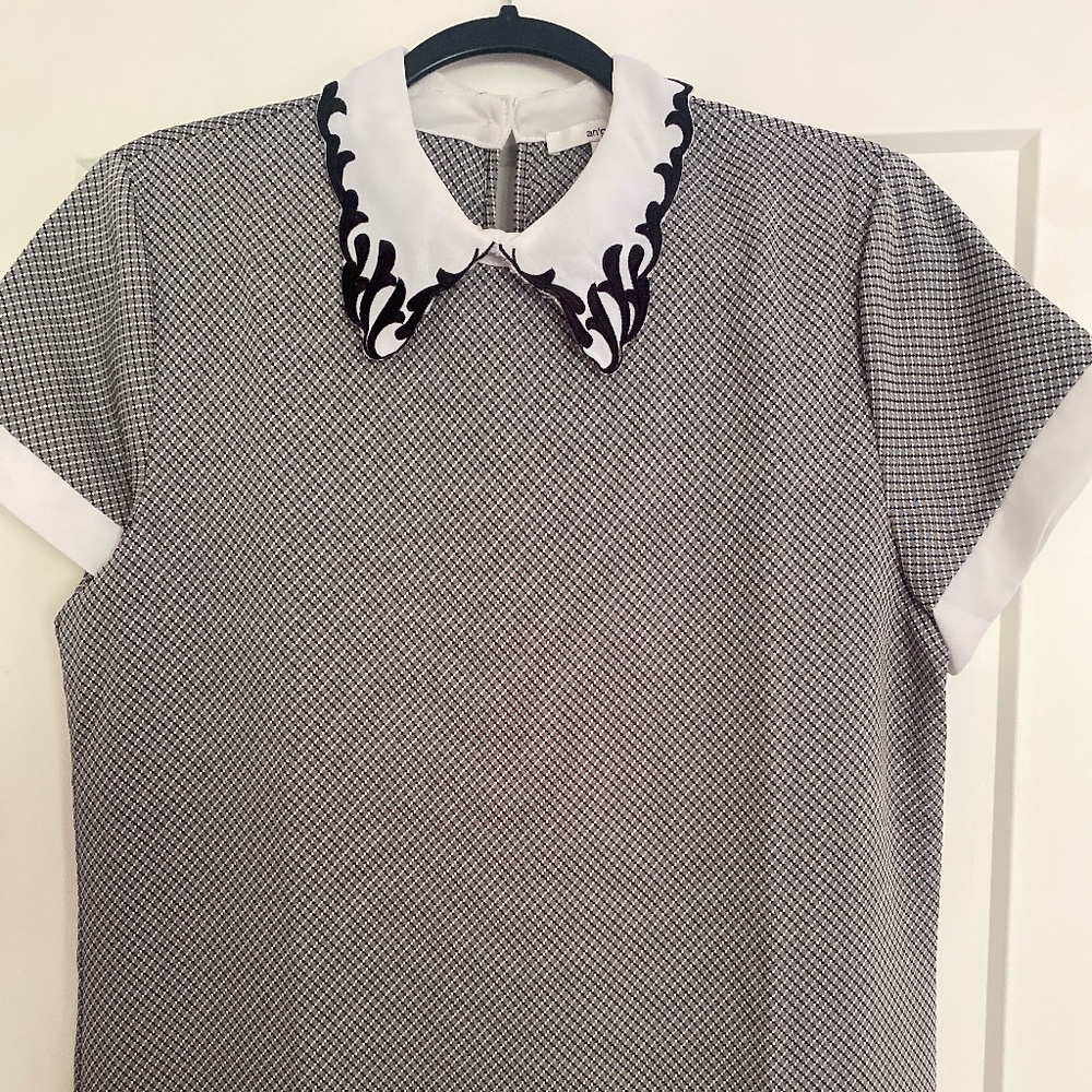 Black & white Wednesday looking dress